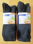 Cvs Health Copper-treated Comfort Socks Unisex L/xl Crew Length Black 6-PAIRS. Fixed Price $18.88.