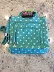 New Beyond Bag Urban Case Travel Computer Teal Polk Dot. Fixed Price $29.75.
