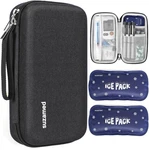 Suzamed Insulin Cooler Travel Case,eva Insulation Large, Black. Fixed Price $18.99.