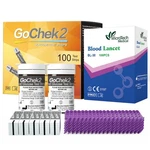 Blood Glucose Test Strips & Lancets, 100 Count, Compatible With GOCHECK2. Fixed Price $27.58.
