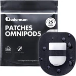 Adamson Omnipod Overpatches 25 Waterproof Adhesive Patches, Sweatp. Fixed Price $16.99.