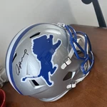 Jameson Williams Beckett Authenticated Autographed Lions Helmet. ( Full Size). Fixed Price $299.99.