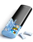 Vaydeer Metal 7 Day Pill Organizer 2 Times Am Pm Weekly Travel Case. Fixed Price $37.09.