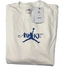 Nike Jordan Awake Ny Off White Tee Shirt Top Sail Game Royal FV9913-133 / Small. Fixed Price $42.29.