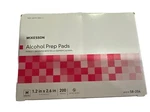 Mckesson Sterile Alcohol Wipes Prep Pads Med Nonwoven Gauze Box Of 200. Fixed Price $5.00.