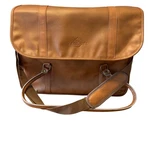 Freshore 6 Wine Bottles Carrier Brown Leather Bag - Insulated Cooler Travel Tote. Fixed Price $64.99.