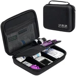 Procase Diabetic Supplies Hard Large Storage CASE(10.5" X 8.5" 2.8"), Black. Fixed Price $27.90.