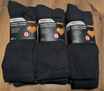 "nine" Pair Cvs Health Copper-infused Black Crew Comfort Socks Unisex L/xl Nwt. Fixed Price $20.00.