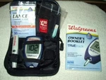 Walgreens True Track Glucose Monitor Case Lancing Device Manual Etc. Fixed Price $39.95.