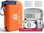 Diabetes Supplies Travel Case,portable Glucose Monitor For Blood Sugar. Fixed Price $21.99.