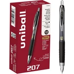 1790922 Uni-ball 207 Gel Signo Rt Pen, Ultra Micro 0.38MM, Black Ink, Box Of 12. Fixed Price $24.36.