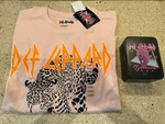 Def Leppard Women's Xtra Large T-shirt And Sock Gift Set 1987. Fixed Price $24.99.